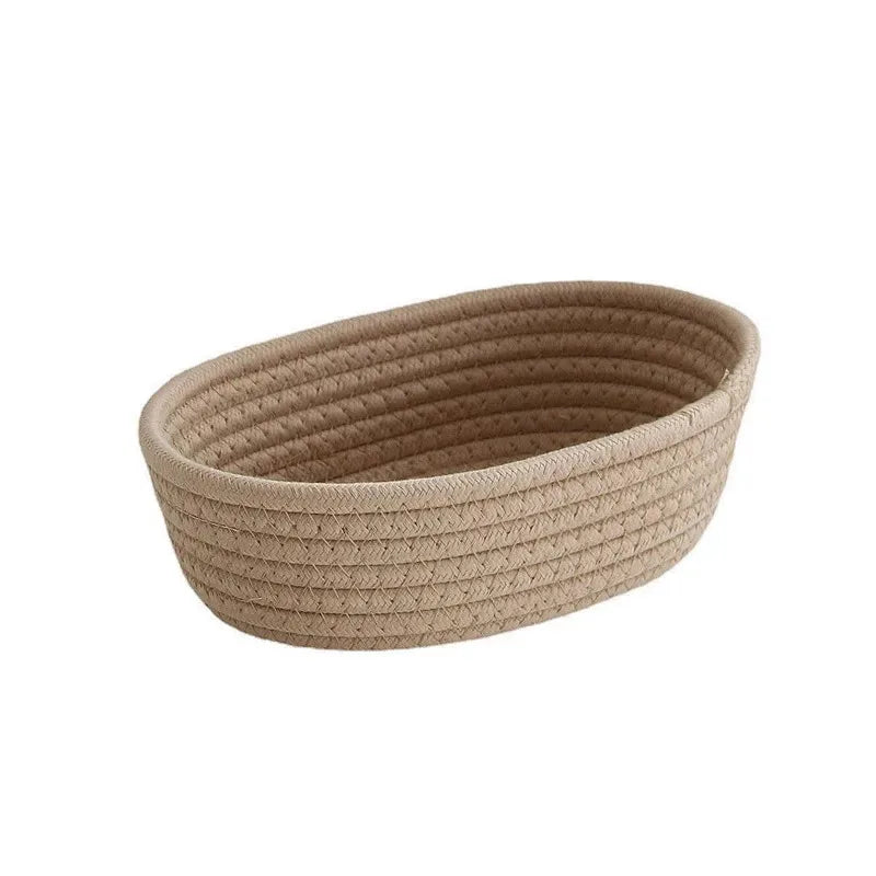 Handwoven Cotton Storage Basket