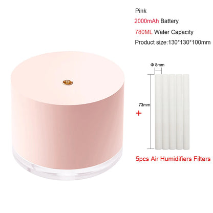 Portable Rechargeable Cool-Mist Humidifier