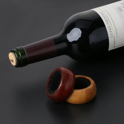 Wooden Wine Bottle Drip Collar