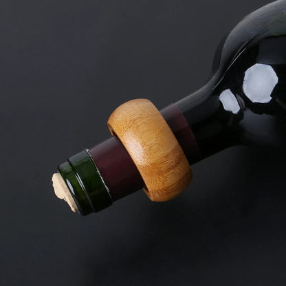 Wooden Wine Bottle Drip Collar
