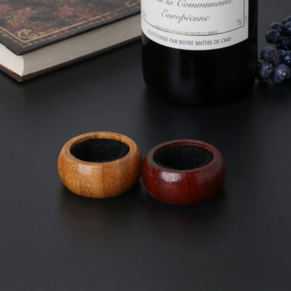 Wooden Wine Bottle Drip Collar