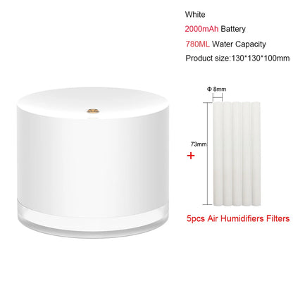 Portable Rechargeable Cool-Mist Humidifier