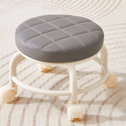 Round Wheeled Shoe-Changing Stool