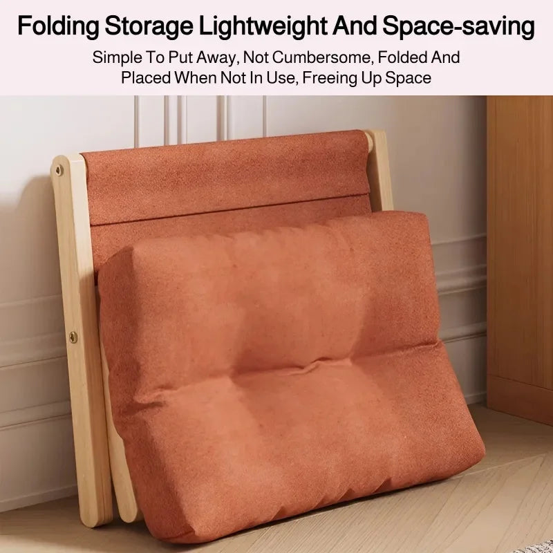 Solid Wood Folding Shoe-Changing Stool