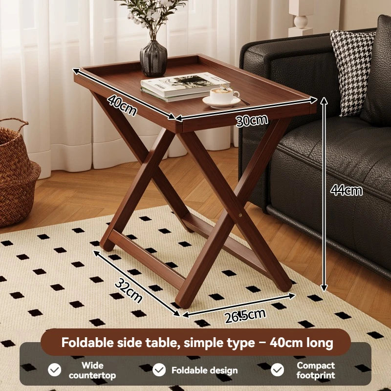 Compact Folding Side Table