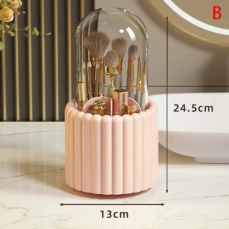 360-Degree Makeup Brush Organizer