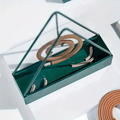 Triangular Iron Mosquito Coil Holder