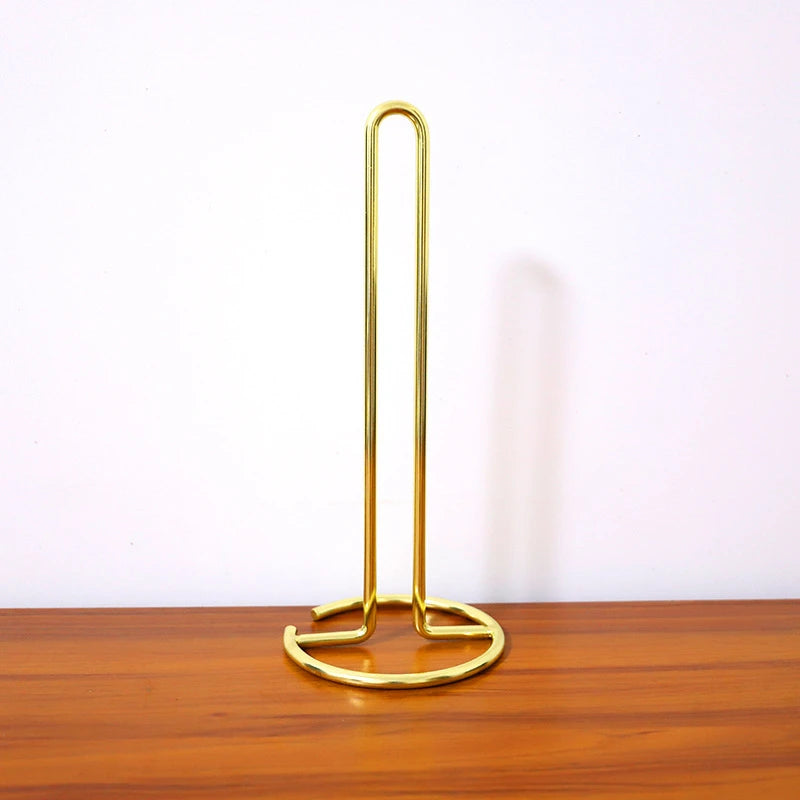 Minimalist Metal Paper Towel Holder