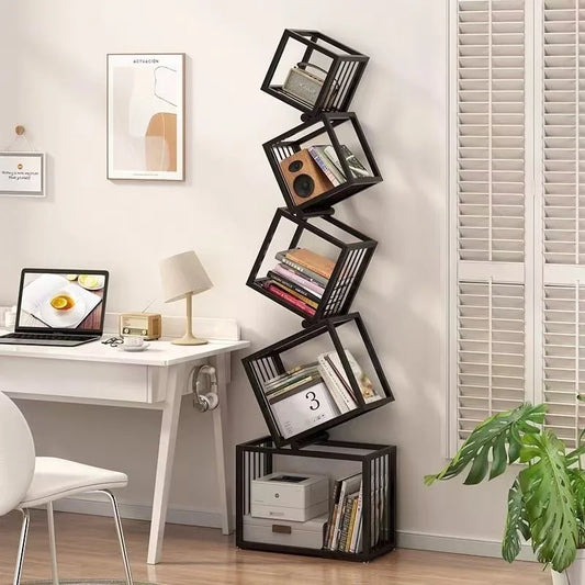 5-Tier Iron Display Bookcase