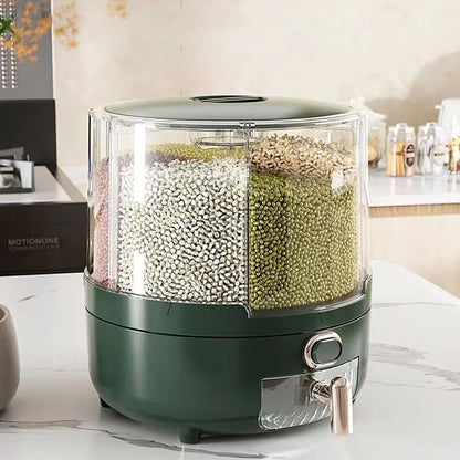 Rotating Grain Storage Dispenser