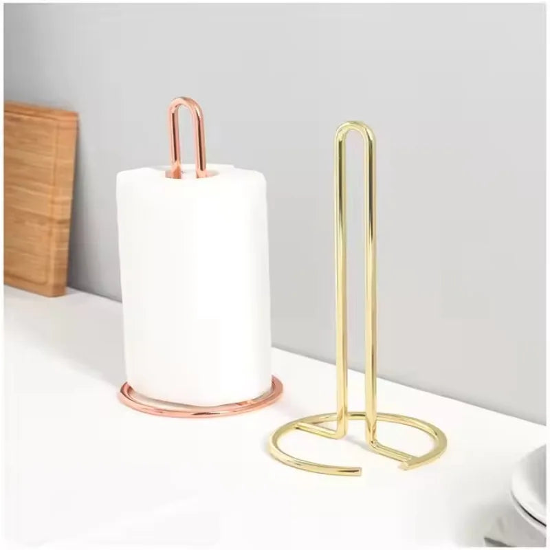 Minimalist Metal Paper Towel Holder