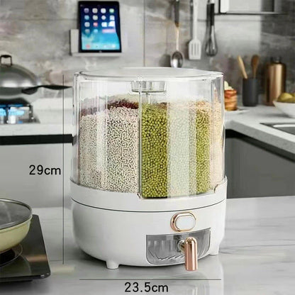 Rotating Grain Storage Dispenser
