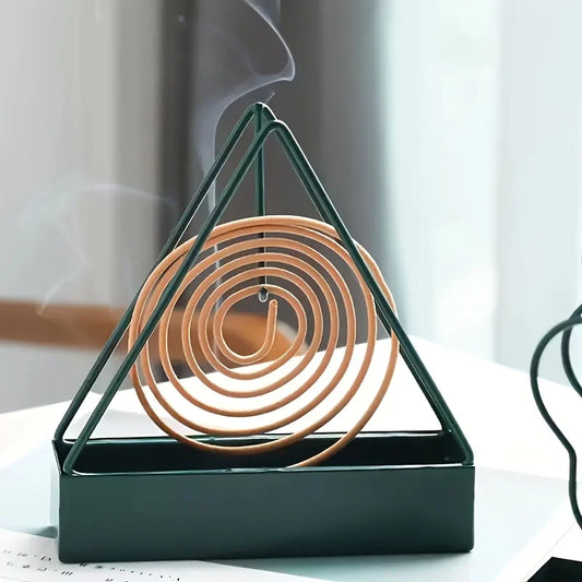 Triangular Iron Mosquito Coil Holder