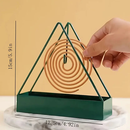 Triangular Iron Mosquito Coil Holder