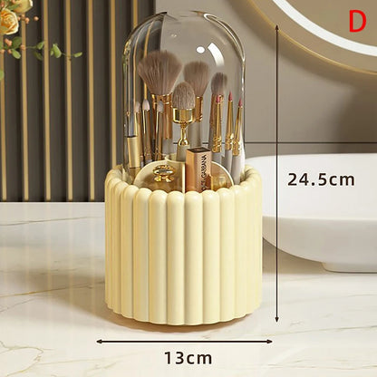 360-Degree Makeup Brush Organizer