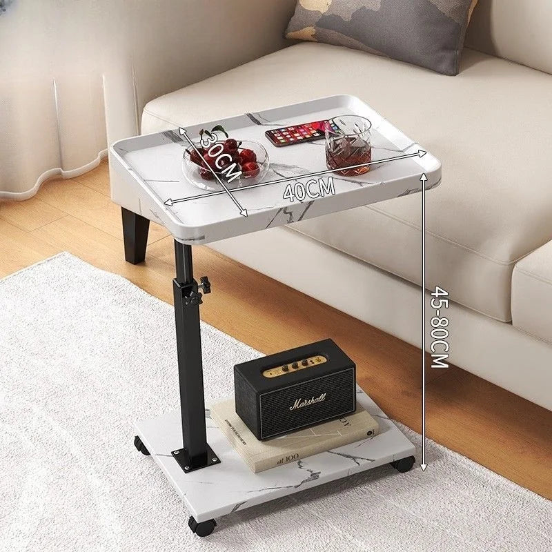 Adjustable Mobile Side Table
