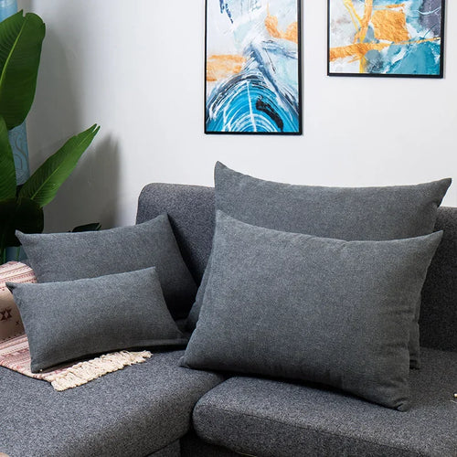 Rectangular Lumbar Pillow Cover