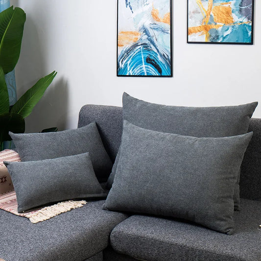 Rectangular Lumbar Pillow Cover