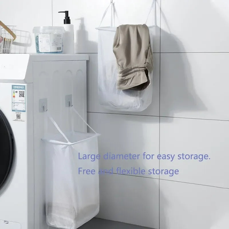 Wall-Mounted Laundry Basket