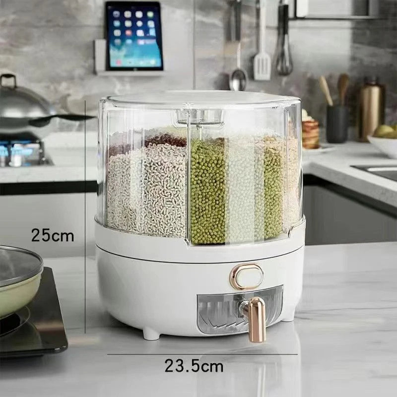 Rotating Grain Storage Dispenser
