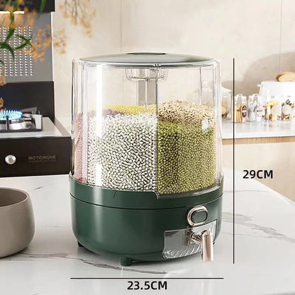 Rotating Grain Storage Dispenser