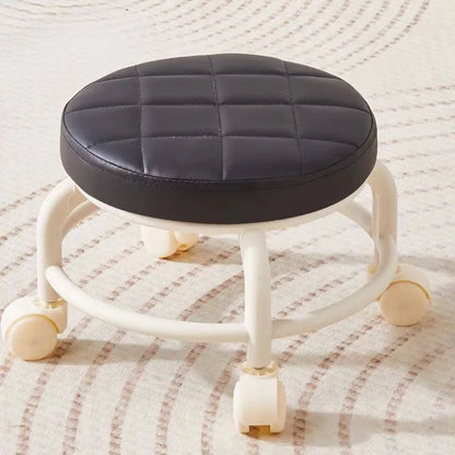 Round Wheeled Shoe-Changing Stool