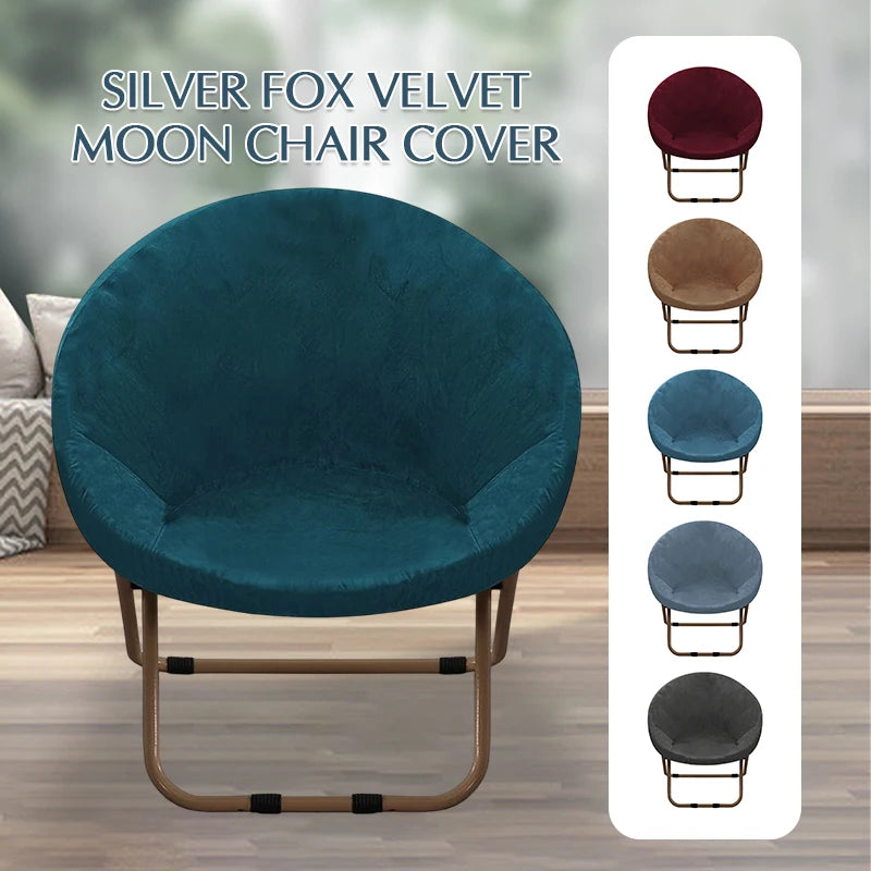 Velvet Saucer Chair Cover