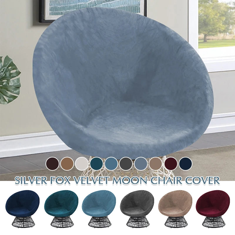 Velvet Saucer Chair Cover