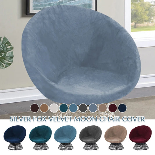 Velvet Saucer Chair Cover