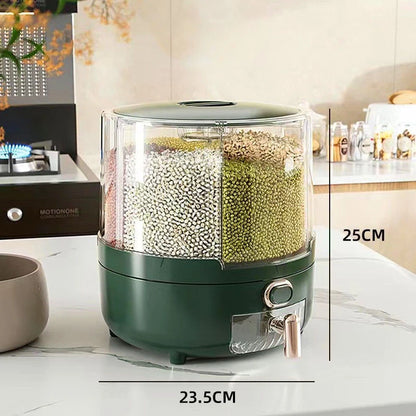 Rotating Grain Storage Dispenser