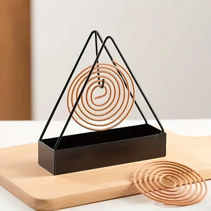 Triangular Iron Mosquito Coil Holder