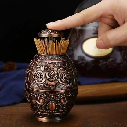 Automatic Stainless Steel Toothpick Dispenser