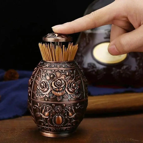 Automatic Stainless Steel Toothpick Dispenser