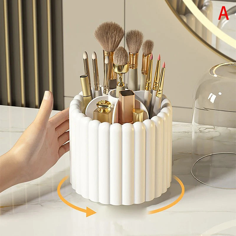 360-Degree Makeup Brush Organizer