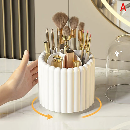360-Degree Makeup Brush Organizer