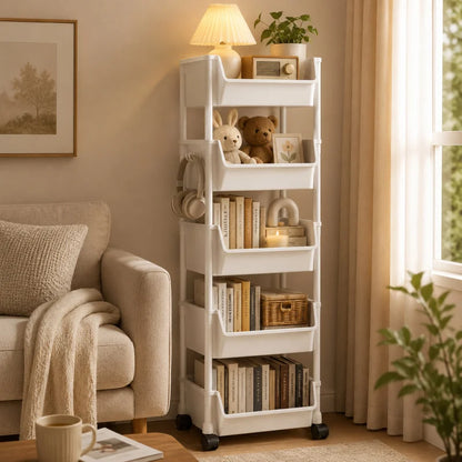 5-Tier Mobile Storage Trolley