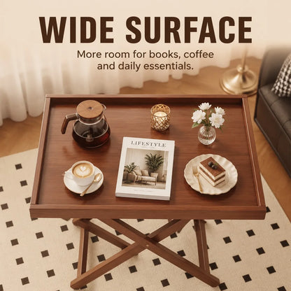 Compact Folding Side Table