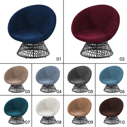 Velvet Saucer Chair Cover