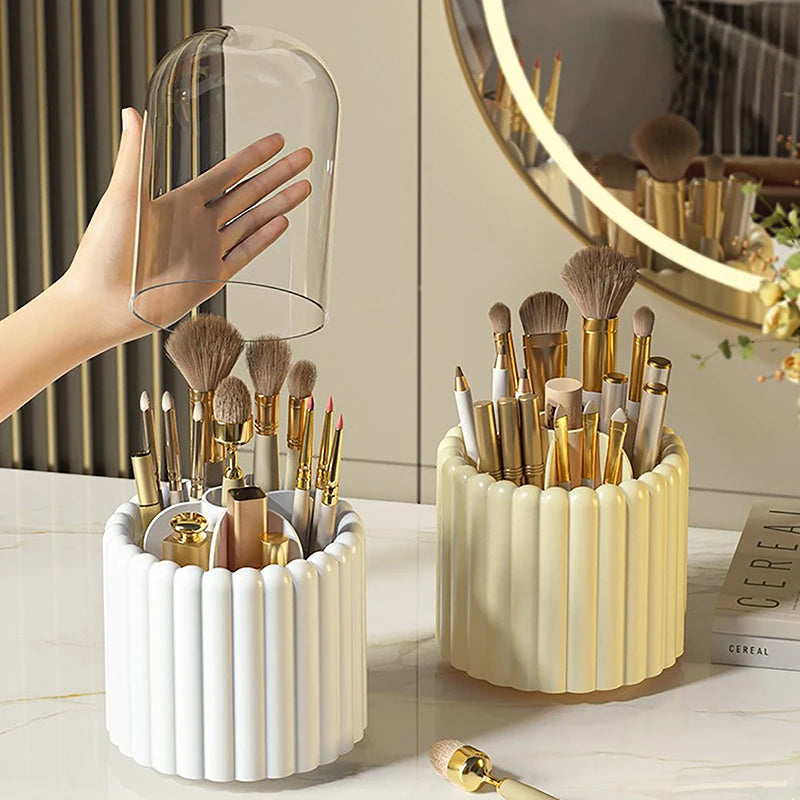 360-Degree Makeup Brush Organizer