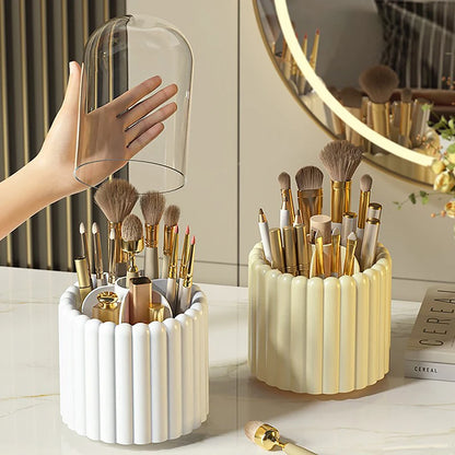 360-Degree Makeup Brush Organizer