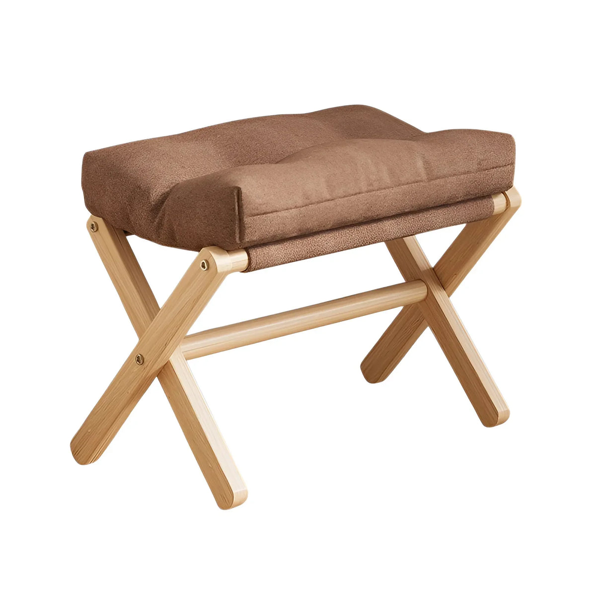 Solid Wood Folding Shoe-Changing Stool