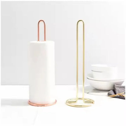 Minimalist Metal Paper Towel Holder