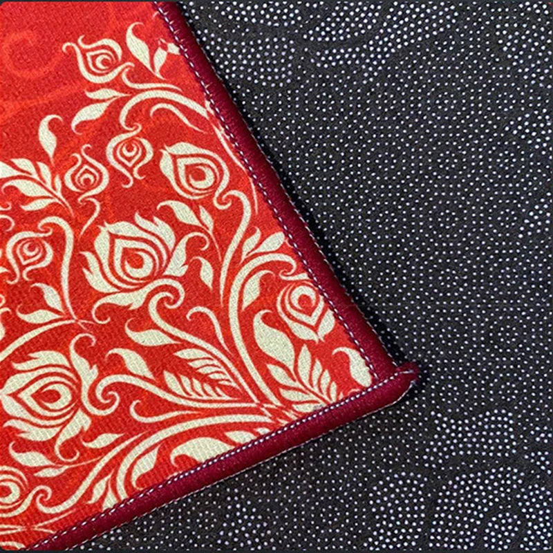 Bohemian Floral Washable Area Rug