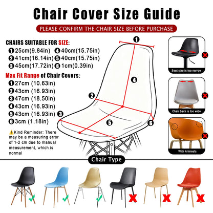 Velvet Dining Chair Cover