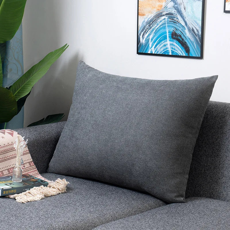 Rectangular Lumbar Pillow Cover