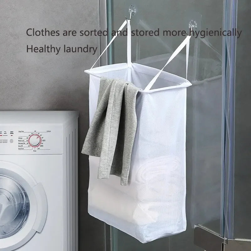 Wall-Mounted Laundry Basket