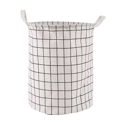 Foldable Cotton-Linen Laundry Hamper