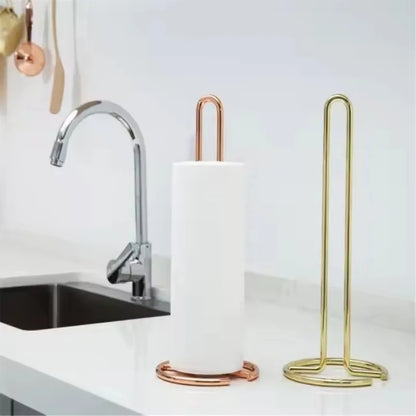 Minimalist Metal Paper Towel Holder