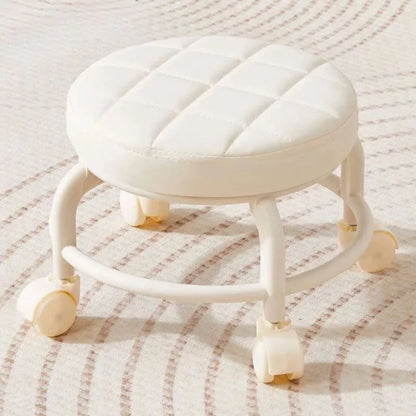 Round Wheeled Shoe-Changing Stool