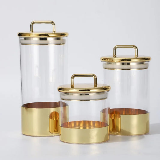 Glass Dry-Food Storage Jar